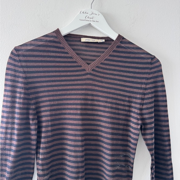 PALOMA WOOL Iglú Stripe Extrafine Merino Wool Sweater S - Picture 4 of 6
